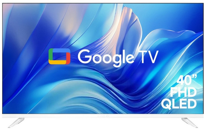 와이드뷰 FHD QLED 화이트에디션 구글 스마트TV, 101cm(40인치), GTWV400FHDQ11, 스탠드형, 고객직접설치