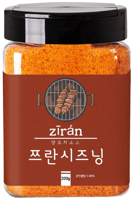 바른미각 쯔란 양꼬치 시즈닝, 200g, 1개