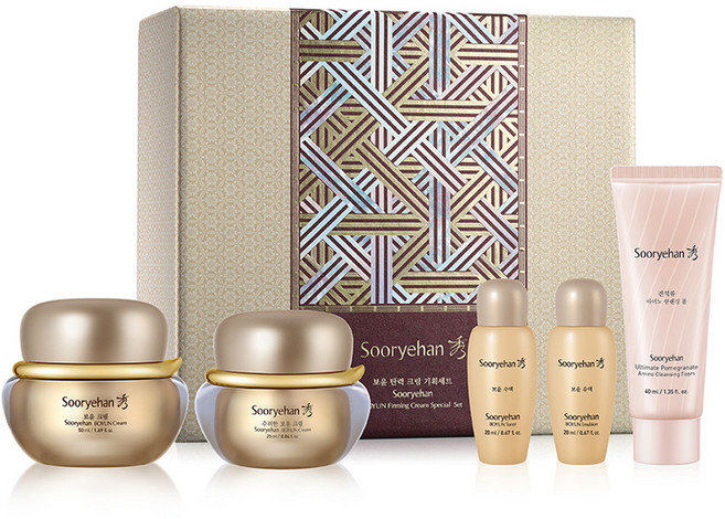 수려한 보윤 탄력 크림 5종 세트, 1세트