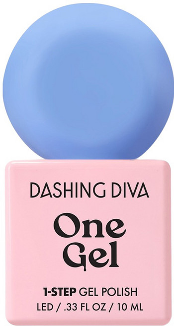 DASHING DIVA One Gel UV 凝膠指甲油, C34 天空藍, 10ml, 1瓶