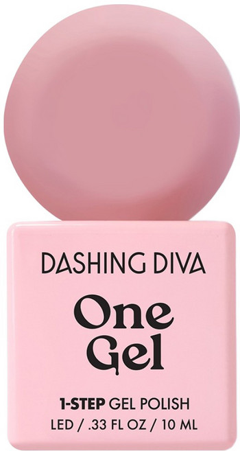DASHING DIVA One Gel UV 凝膠指甲油, C30娃娃粉, 1個, 10ml