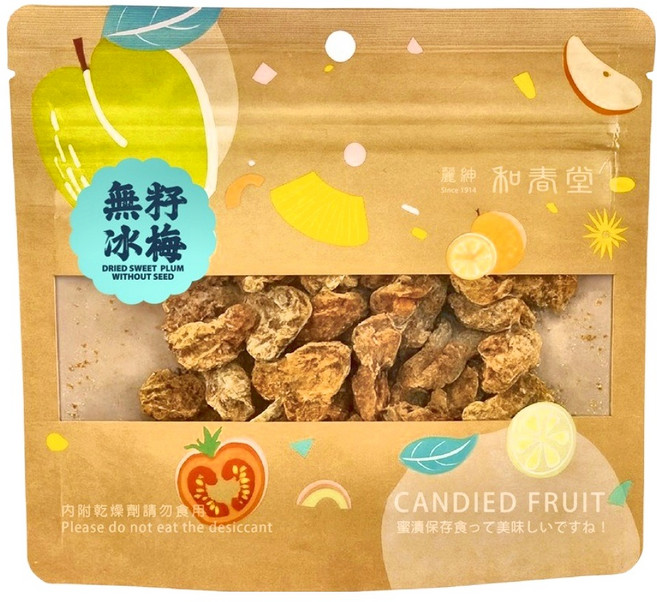 麗紳和春堂 無籽冰梅, 1個, 50g