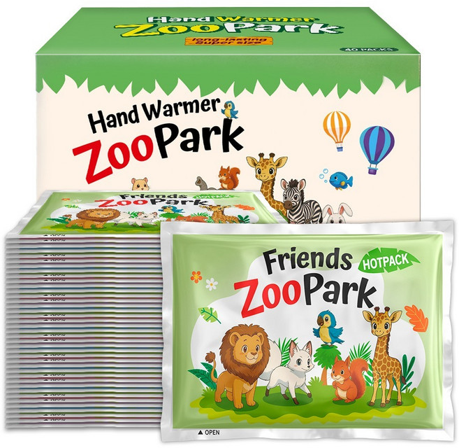인라이프 ZooPark 포켓용 핫팩 40개입, 1개
