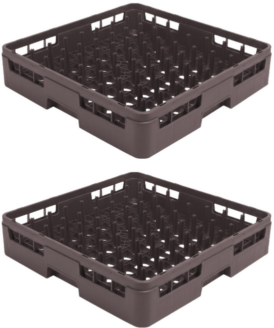 리빙메이트 업소용 식기세척기 64핀랙 바구니, 1단, 브라운, 2개