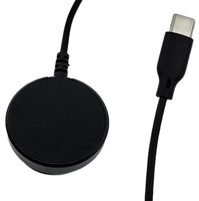 요이치 C타입 마그네틱 무선 충전기, 블랙, 1개