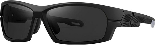 Quinta UV400 運動太陽眼鏡 可調節鼻托不夾臉適合各種臉型 QT18202, 黑框黑灰片, 1個