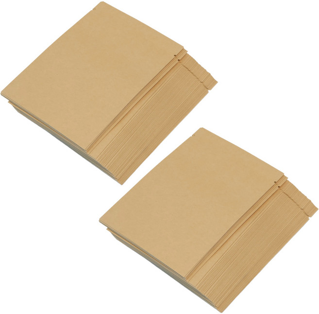 빈플랜트 드립백 포장지 식품용 파우치 50p, 크라프트, 2개