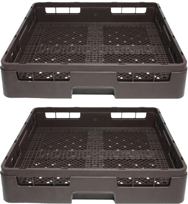 리빙메이트 업소용 식기세척기 평랙 바구니, 브라운, 2개, 1단