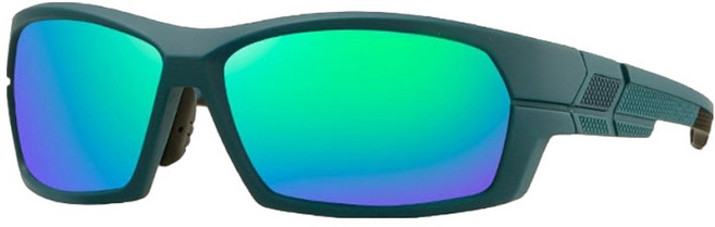 Quinta UV400運動太陽眼鏡 可調節鼻托不夾臉適合各種臉型 QT18202, 藍綠框綠片, 1個