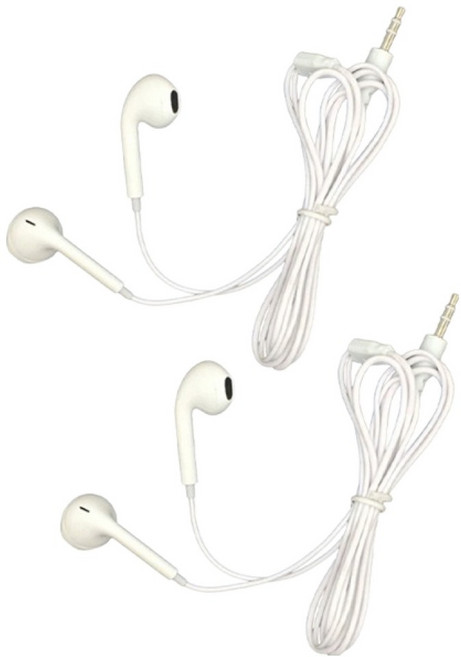 제제야 고품격 유선 이어폰 2p, 화이트