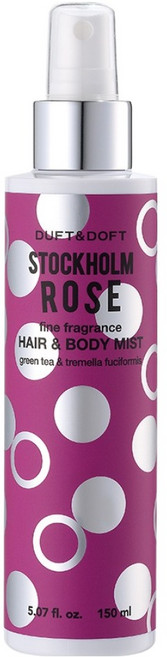 더프트앤도프트 파인프라그란스 헤어 & 바디미스트 스톡홀름로즈, 150ml, 1개