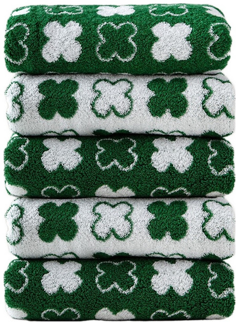 소소모소 더 부드러운 텐셀모달 호텔수건 210g 40수, 클로버, 5개