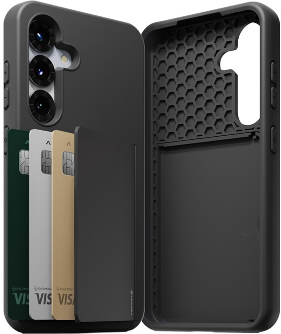 신지모루 3장 수납 충격보호 러기드 듀얼 아머락 카드슬롯 휴대폰 케이스