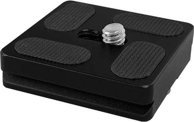 동글이 간편한 다용도 카메라 퀵 릴리즈 플레이트 블랙 40 x 40 x 79 mm, 1개, PU40