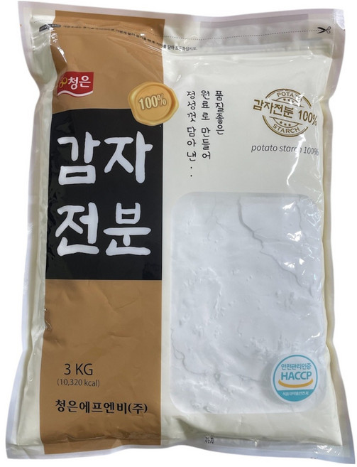청은에프엔비 감자전분 100%, 3kg, 1개