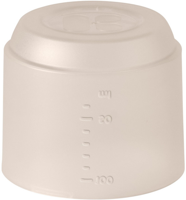 마더케이 에코젠 일회용 젖병 계량캡, 베이지, 100ml, 1개