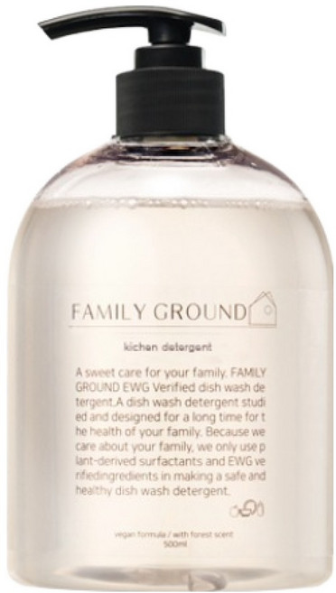 패밀리그라운드 맨손설거지 1종 젖병 주방세제, 1개, 500ml