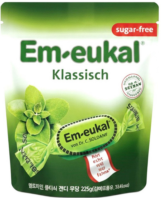 엠오이칼 클래식 무설탕 스텐딩백, 225g, 1개