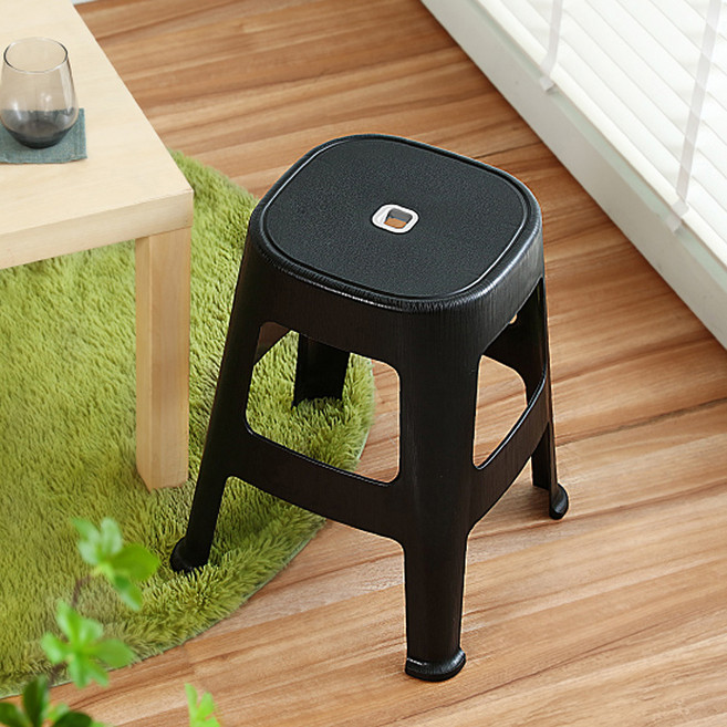 KEYWAY 聯府 皮革木紋椅 RPW485, 黑色, 1件