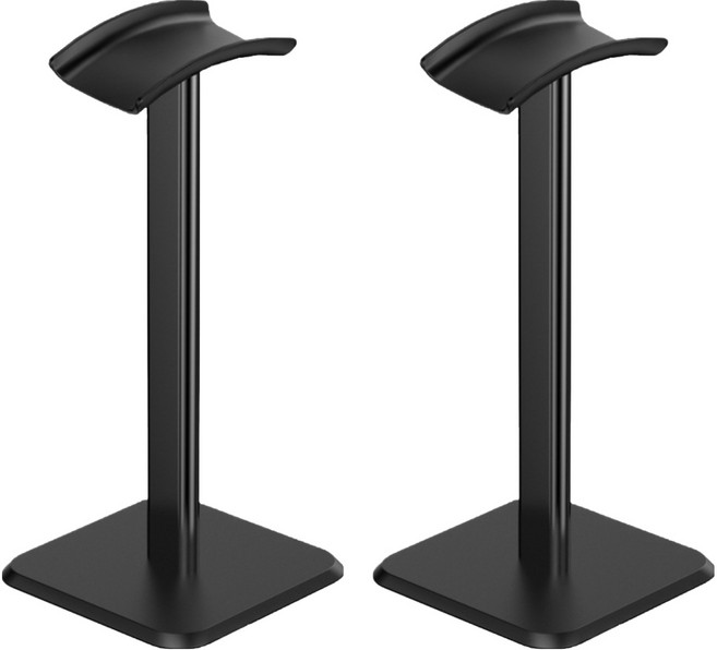 Komoten 高級耳機架, 黑色, 2個, 單一商品