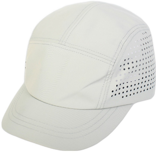 사일런스 마라톤 캠핑 트레일 런 스포츠 경량 숏캡 레이저 타공 러닝 모자, 그린, 1개