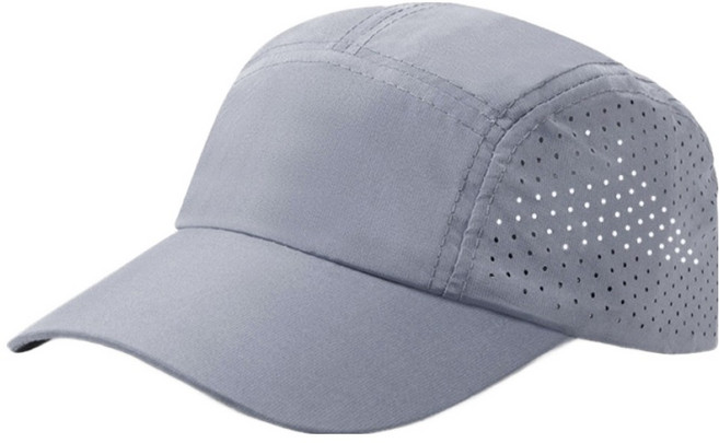 올어바웃하나 러닝 경량 무지 모자, 라이트그레이, 1개