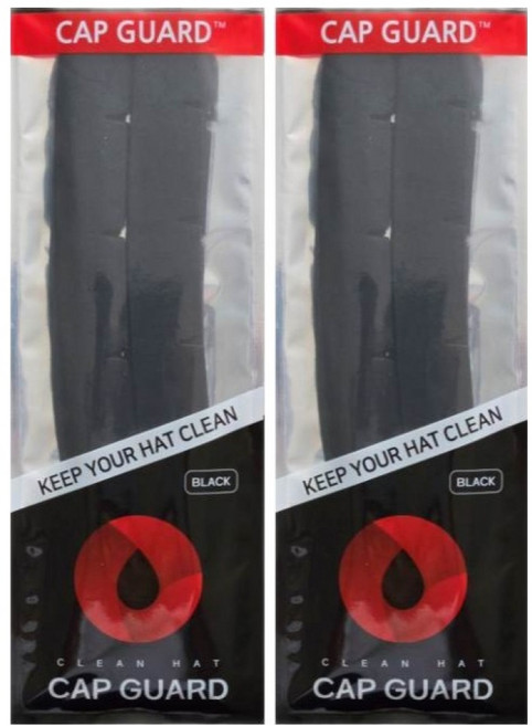 클린햇 땀 흡수 오염 방지 캡가드 10p, 블랙, 2개