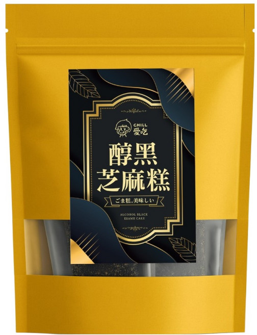 CHILL 愛吃 醇黑芝麻糕, 100g, 1個