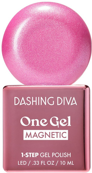 DASHING DIVA One Gel UV凝膠指甲油, M08 芭比貓眼, 1個, 10ml