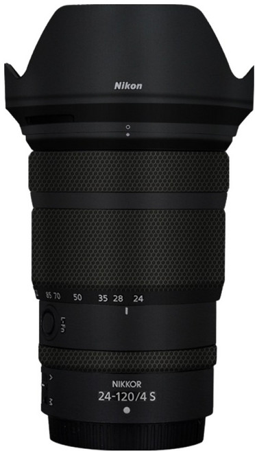 코엠스킨 니콘 Z 24-120 F4 S 렌즈 스킨 보호 필름, 무광 블랙, 1개