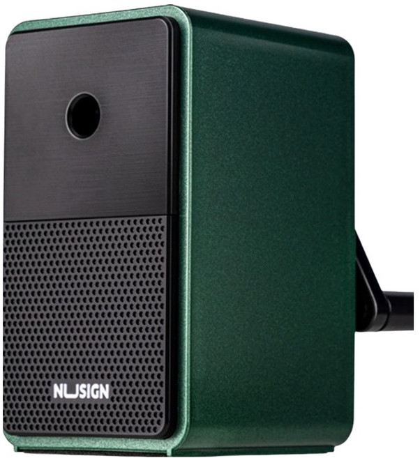 누사인 회전식 5단 심조절 미술 그림용 연필깎이 NS077, 그린, 1개