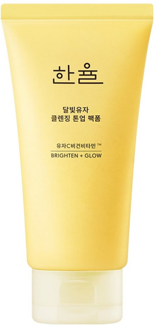 HANYUL 韓律 月光柚子潔顏提亮面膜泡沫, 1個, 120ml