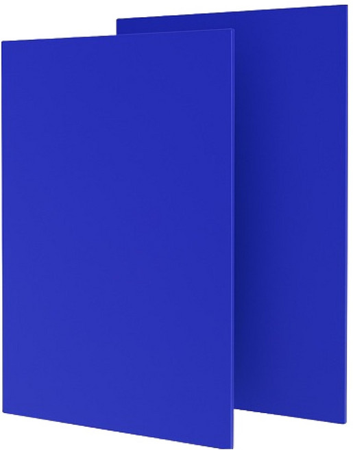 OON 불투명 컬러 아크릴판, 파랑, 2개
