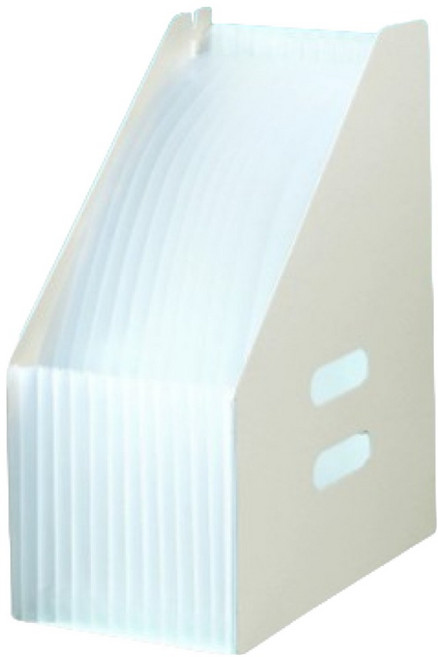 아베른 스탠딩 PP 13칸 대용량 서류정리함, 세로형 화이트, 13단