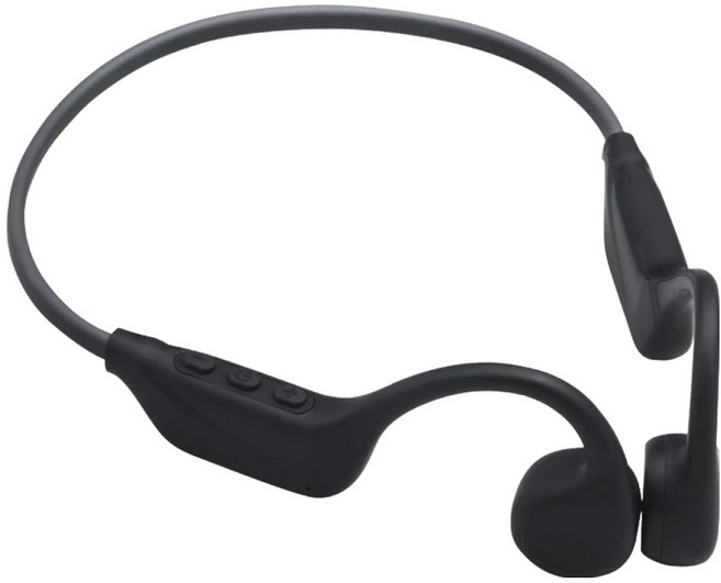 E-books 骨傳導開放式運動耳掛藍牙耳機, 黑色, SS67