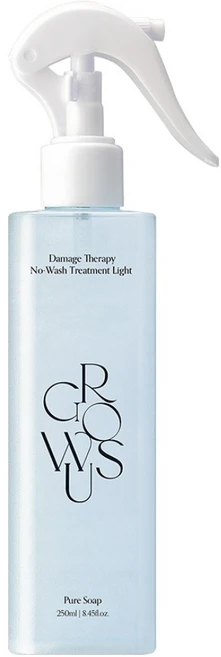 그로우어스 데미지 노워시 트리트먼트 라이트 퓨어솝, 1개, 250ml - 쿠팡