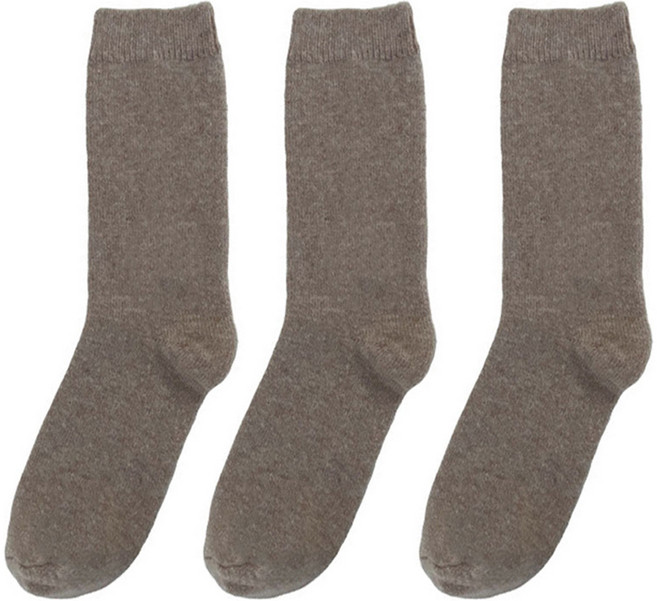 BIARRITZ 女款羊毛喀什米爾日常瑪莉中筒襪 3雙入