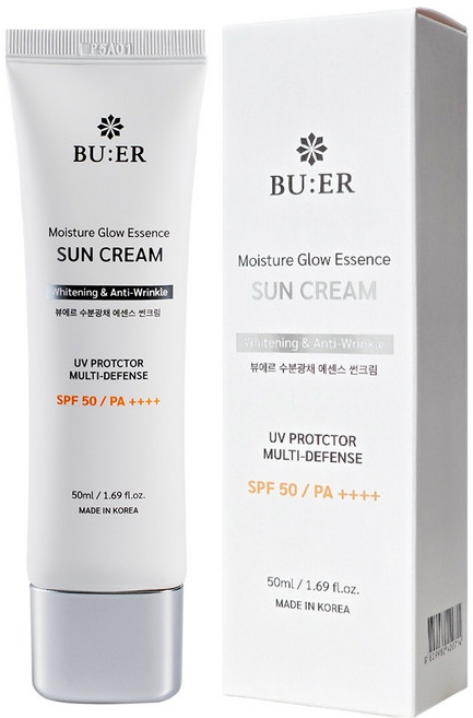 뷰에르 수분광채 에센스 선크림 SPF50 PA++++, 1개, 50ml