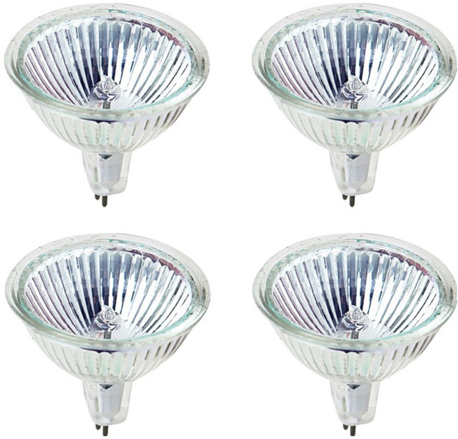 KDT OM MR16 20W 할로겐전구, 전구색, 4개