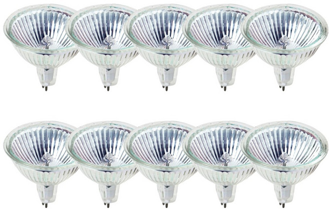 OSRAM 歐司朗 KDT OM MR16 50W 鹵素燈泡, 10個, 燈泡色