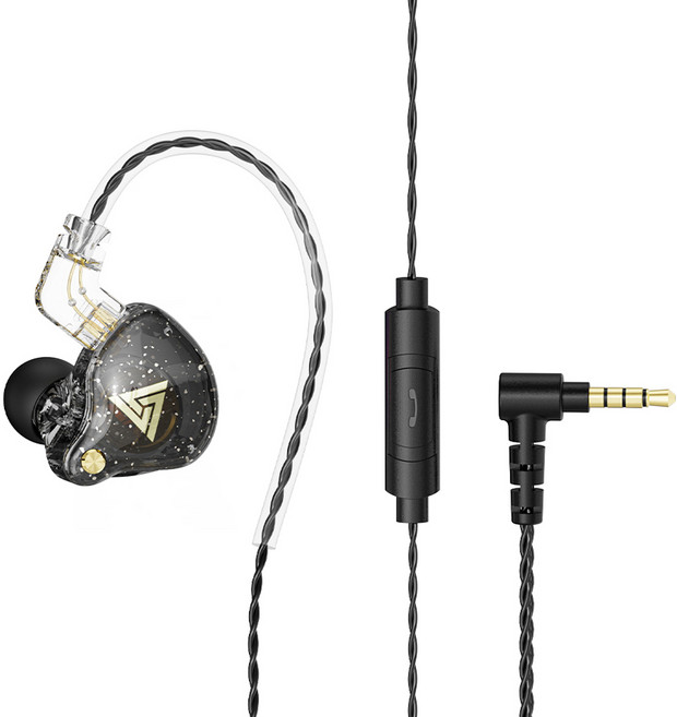 DTAudio 重低音有線耳機, 黑色, DTA-AK6-K