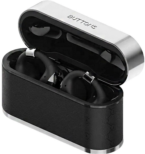 BUTTONS Clip Wireless 定向音頻降噪 開放式耳夾 無線耳機 Bluetooth V5.4 IPX5 20H Playtime 黑色 CLIPBTN10S