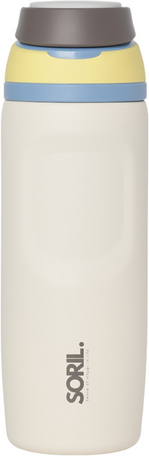 SORIL. 吸飲立保溫杯, 米白色, 1個, 750ml