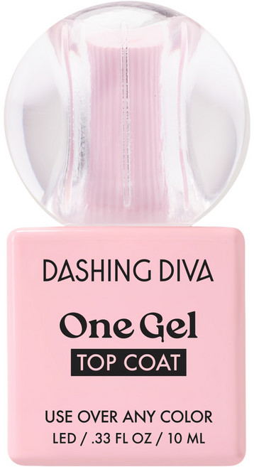 DASHING DIVA One Gel UV封層指甲凝膠, 透明色, 1個, 10ml