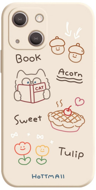 핫티몰 책 읽는 고양이 휴대폰 케이스