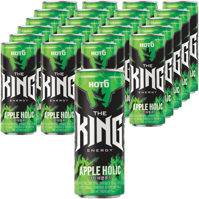 핫식스 더킹 애플홀릭, 24개, 355ml