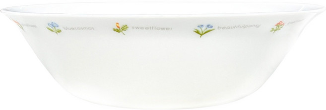 바칠레 플라워 브리즈 면기, 화이트, 1개