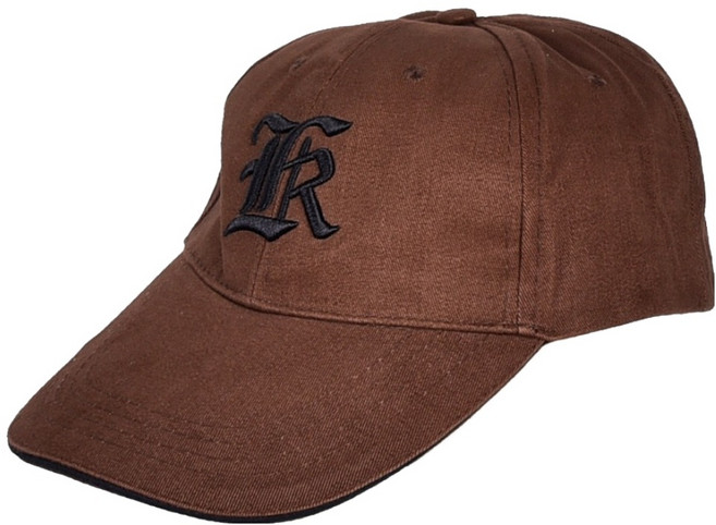 Yo!kAsa 刺繡字母透氣棒球帽, 咖啡色, 1個