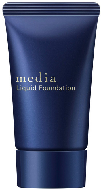 media 媚點 勻透柔光粉底液 25g OC-E1, 健康膚色, 1個