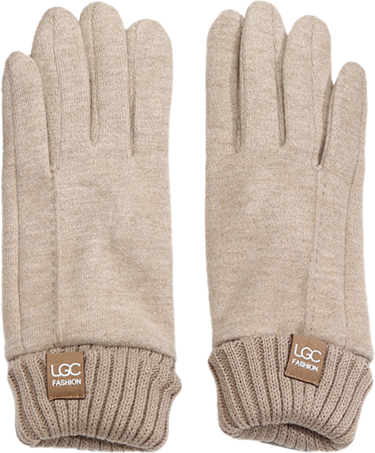 LGC FASHION 秋冬羊絨羅口觸屏騎行手套/防風防寒手套/登山手套/滑雪手套/海釣防凍手套